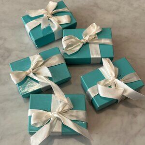 Tiffany & Co Mini Blue Boxes 3" x 2" x 1"